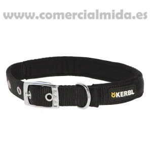 Coleira de nylon KERBL MIAMI PLUS para cães (vários tamanhos)