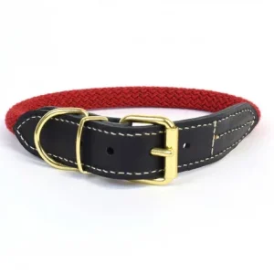 Coleira Explor Forest para cão – Duvo Plus – Cor do Produto: Vermelho | Medidas: 56-64 cm/14 mm