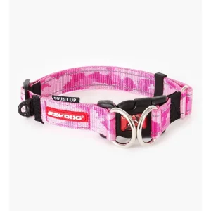 Coleira Ezydog Neo Classic Camuflado Rosa