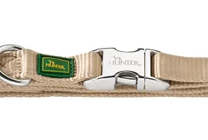Coleira Hunter Alu-Strong Bege