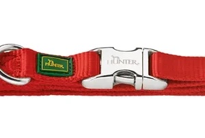 Coleira Hunter Alu-Strong Vermelho