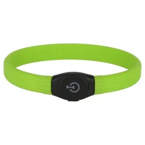 Coleira luminosa LED Maxi Safe para cães – Kerbl – Cor do Produto: Verde