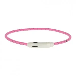 Coleira luminosa Maxi Safe para cães – Kerbl – Cor do Produto: Rosa | Medidas: 65 cm
