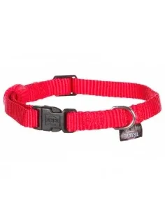 Coleira Nylon Classic 22-35 Cm / 10 Mm (Vermelho)