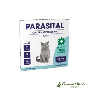 Coleira repelente antiparasitária PARASITAL para gatos