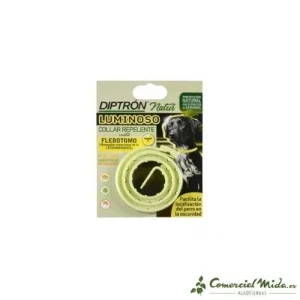 Coleira repelente luminosa DIPTRON Natur para cães
