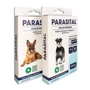 Coleira repelente para cães parasitas
