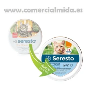 Coleira SERESTO BAYER para gatos anti-pulgas e carrapatos