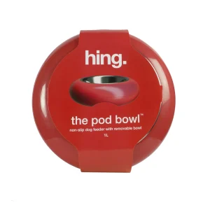 Comedouro 1L Vermelho – Hing