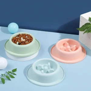 Comedouro de Alimentação Lenta para Cães e Gatos