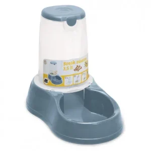 Comedouro dispensador Break Reserve para cães e gatos – Stefanplast – Cor do Produto: Azul claro | Capacidade: 3,5 L