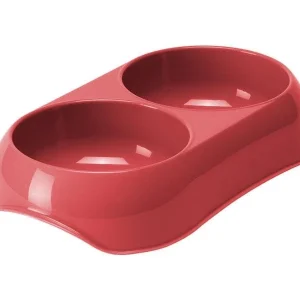 Comedouro Duplo Gusto XS Coral MODERNA