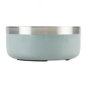 Comedouro em inox Heavy Fix Cinzento para Cães -Duvo Plus