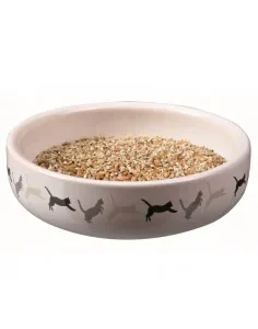 Comedouro para Gatos com Erva de Gato