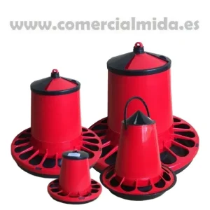 Comedouros de plástico para aves, galinhas e aves