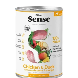 Comida húmida Dibaq Sense Grain Free Chicken & Duck 12 x 380 g