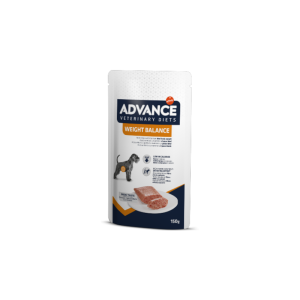 Comida húmida para cães Advance Vet Dog Weight Balance Wet Saqueta 8 x 150 g