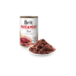 Comida húmida para cães Brit Care Dog Paté & Meat Beef Wet Lata – 6 x 400 g
