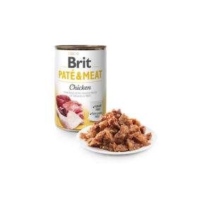 Comida húmida para cães Brit Care Dog Paté & Meat Chicken Wet Lata – 6 x 400 g