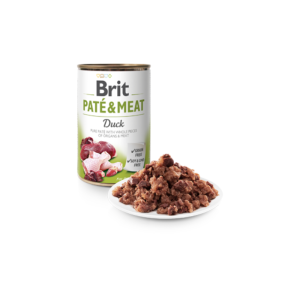 Comida húmida para cães Brit Care Dog Paté & Meat Duck Wet Lata – 6 x 400 g