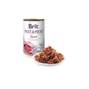 Comida húmida para cães Brit Care Dog Paté & Meat Lamb Wet Lata – 6 x 400 g