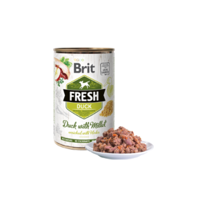 Comida húmida para cães Brit Fresh Dog Duck with Millet (Lata) – 6 x 400 g