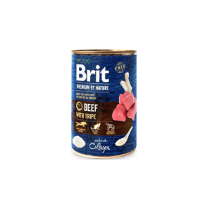 Comida húmida para cães Brit Premium by Nature Dog Beef with Tripe Lata