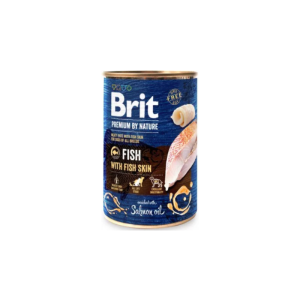 Comida húmida para cães Brit Premium by Nature Dog Fish with Fish Skin Lata