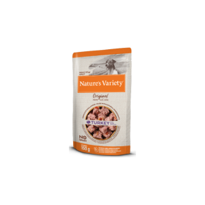 Comida húmida para cães Natures Variety Dog Original No Grain Mini Peru Paté – Saquetas -8 x 150 g