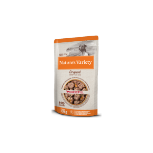 Comida húmida para cães Natures Variety Dog Original No Grain Mini Vaca Paté – Saquetas – 8 x 150 g