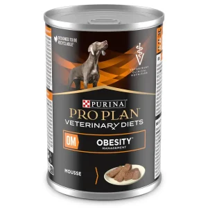 Comida húmida para cães Purina Pro Plan PVD Canine OM – Obesity Management Mousse Lata 12 x 400 g