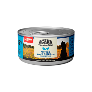 Comida húmida para gatos Acana Cat Premium Paté Tuna & Chicken Wet Lata 24 x 85 g