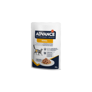Comida húmida para gatos Advance Vet Cat Renal Wet Saqueta 12 x 85 g