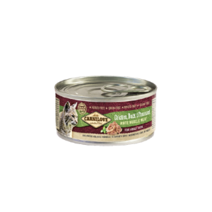 Comida húmida para gatos Carnilove Grain-Free Chicken, Duck & Pheasant for Adult Cats Wet Lata 6 x 100 g