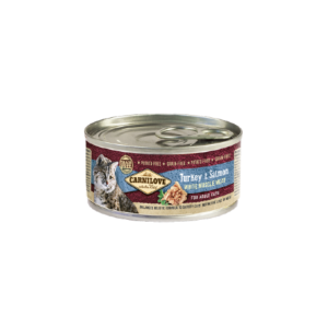 Comida húmida para gatos Carnilove Grain-Free Turkey & Salmon for Adult Cats Wet Lata 6 x 100 g