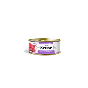Comida húmida para gatos Dibaq Sense Cat Grain Free ATÚN con JABALÍ 12 x 70 g