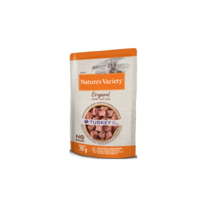 Comida húmida para gatos Natures Variety Cat Original No Grain Peru Paté – Saquetas – 12 x 70 g