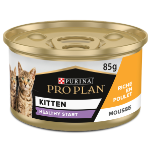 Comida húmida para gatos Pro Plan Cat Kitten Mousse With Chicken Wet – Lata 24 x 85 g