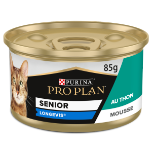 Comida húmida para gatos Pro Plan Cat Senior 7+ with Tuna Wet – Lata 24 x 85 g