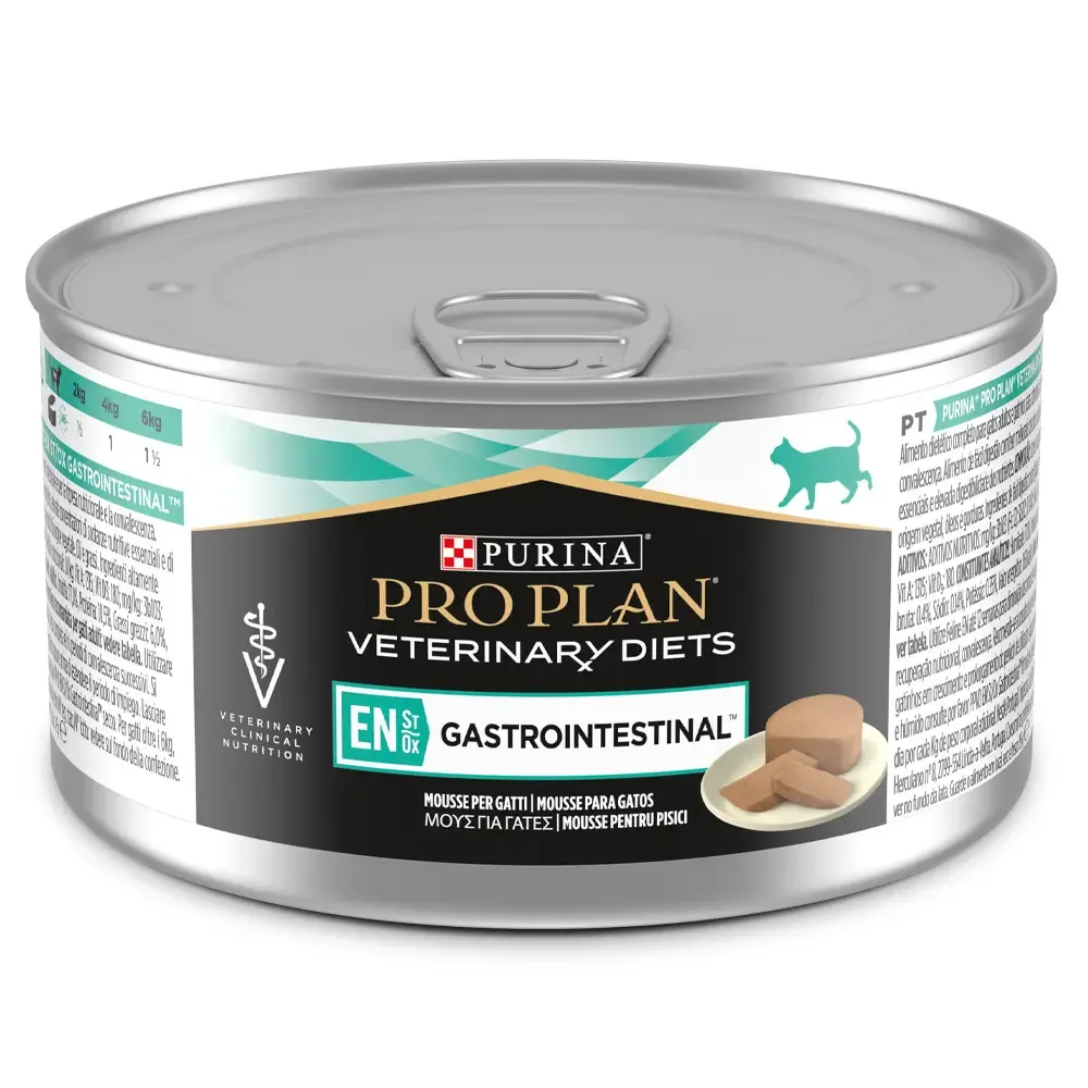 Comida húmida para gatos Purina Pro Plan PVD Feline EN – Gastroenteric 24 x 195 g