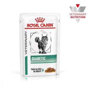 Comida húmida para gatos Royal Canin Vet Diabetic Feline in Gravy Wet (Saqueta) 12 x 85 g