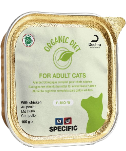 Comida húmida para gatos Specific Cat F-BIO-W Organic Chicken – 8 x 100 g