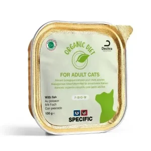 Comida húmida para gatos Specific Cat F-BIO-W Organic Fish – 8 x 100 g
