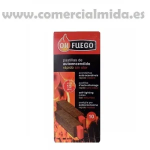 Comprimidos de auto-ignição OK FIRE rápido sem odor