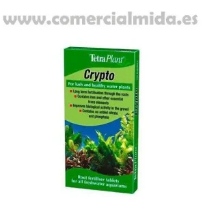 Comprimidos de fertilizante TETRA CRYPTO para raízes de plantas de aquário (10 unidades)