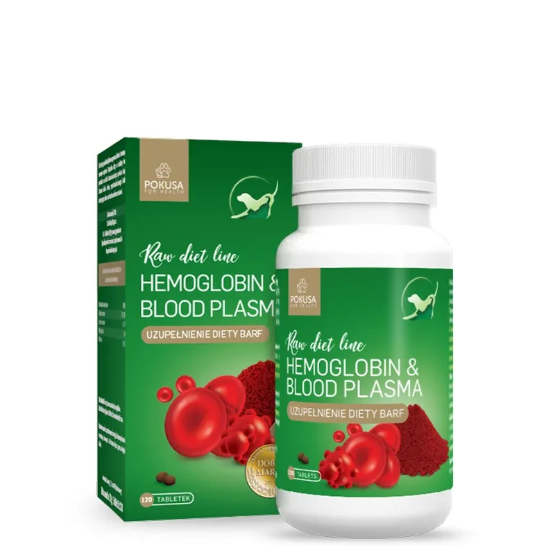 Comprimidos de Hemoglobina e Plasma para C茫es e Gatos 鈥?Fonte Natural de Ferro e Prote铆na 鈥?Suplemento para Dieta BARF 鈥?RawDietLine