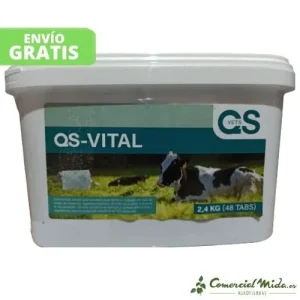 Comprimidos efervescentes QS-VITAL reidratante para bezerros 48 unidades