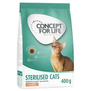 Concept for Life Sterilised Cats com salmão
