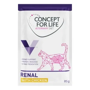 Concept for Life Veterinary Diet Renal com frango em saquetas para gatos