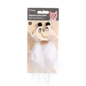 Conjunto de 2 Ratos com Penas para Gatos